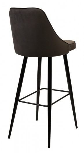 Барный стул NEPAL-BAR ГРАФИТ #14, велюр/ черный каркас (H=78cm) М-City в Нефтекамске - neftekamsk.mebel24.online | фото 2