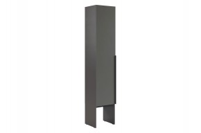 БАСКО Шкаф однодверный L400 (графит) в Нефтекамске - neftekamsk.mebel24.online | фото