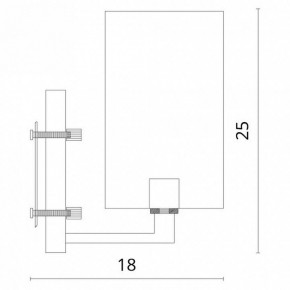 Бра Divinare Porta 5933/01 AP-1 в Нефтекамске - neftekamsk.mebel24.online | фото 3