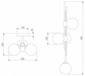 Бра Eurosvet Volver 50383/3 латунь в Нефтекамске - neftekamsk.mebel24.online | фото 2