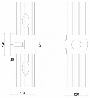 Бра Favourite Radiales 3099-2W в Нефтекамске - neftekamsk.mebel24.online | фото 4