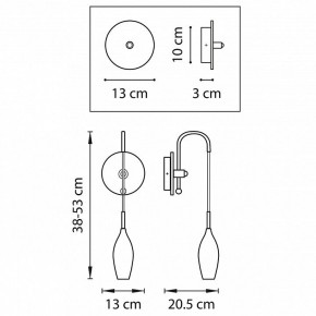 Бра Lightstar Pentola 803521 в Нефтекамске - neftekamsk.mebel24.online | фото 3