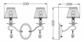 Бра Maytoni Brionia ARM172-02-G в Нефтекамске - neftekamsk.mebel24.online | фото 3