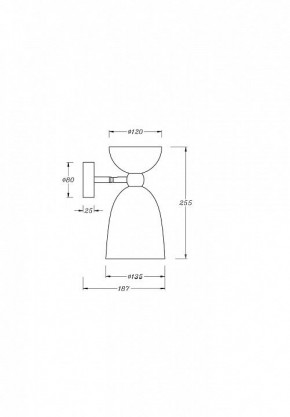 Бра Maytoni Cloches MOD113WL-01W в Нефтекамске - neftekamsk.mebel24.online | фото 3