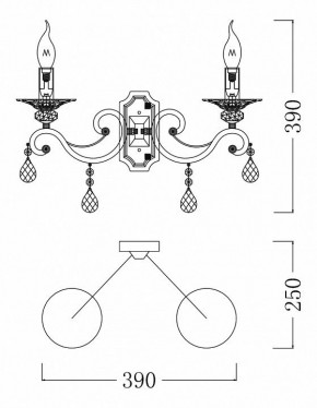 Бра Maytoni Grace ARM247-02-G в Нефтекамске - neftekamsk.mebel24.online | фото 4