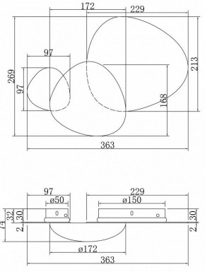 Бра Maytoni Jack-stone MOD314WL-L8G3K в Нефтекамске - neftekamsk.mebel24.online | фото 5