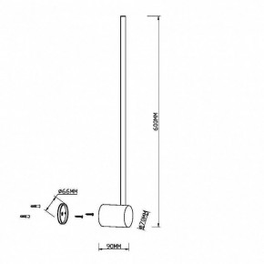 Бра Maytoni Light stick MOD237WL-L6B3K в Нефтекамске - neftekamsk.mebel24.online | фото 3