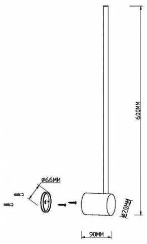 Бра Maytoni Light stick MOD237WL-L6BS3K в Нефтекамске - neftekamsk.mebel24.online | фото 4