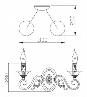 Бра Maytoni Perla ARM337-02-R в Нефтекамске - neftekamsk.mebel24.online | фото 4
