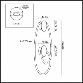 Бра Odeon Light Corda 4391/30WL в Нефтекамске - neftekamsk.mebel24.online | фото 4