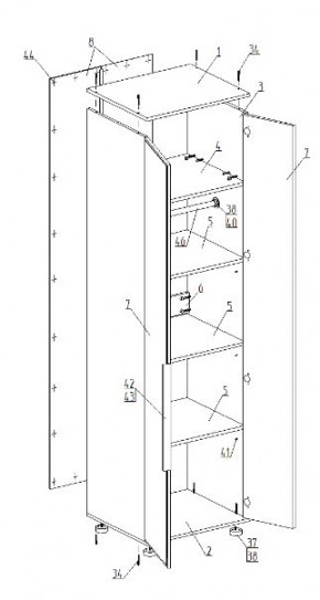 Детская "Лео" (модульная) в Нефтекамске - neftekamsk.mebel24.online | фото 9