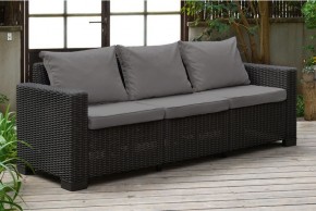 Диван Калифорния 3-х местный (California 3 Sofa), графит в Нефтекамске - neftekamsk.mebel24.online | фото 1