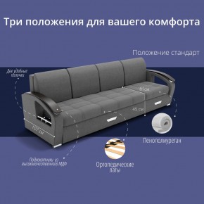 Диван Колизей-2 с выдвижной оттоманкой (ППУ) в Нефтекамске - neftekamsk.mebel24.online | фото 35