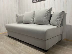 Диван Комфорт-1 (НПБ) велюр Luma 13 св.серый в Нефтекамске - neftekamsk.mebel24.online | фото 2
