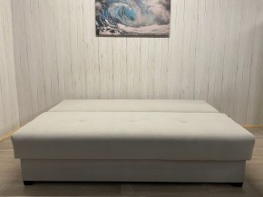 Диван Комфорт-1 (НПБ) велюр Luma 13 св.серый в Нефтекамске - neftekamsk.mebel24.online | фото 4