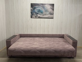 Диван Престиж-15 (НПБ+МДФ) велюр Sensey Elderberry в Нефтекамске - neftekamsk.mebel24.online | фото 4