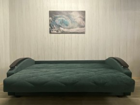 Диван Престиж-16 (НПБ+МДФ) велюр Sensey bottle green в Нефтекамске - neftekamsk.mebel24.online | фото 3
