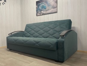 Диван Престиж-16 (НПБ+МДФ) велюр Sensey bottle green в Нефтекамске - neftekamsk.mebel24.online | фото 4
