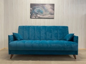 Диван Престиж-3 (НПБ) велюр Sensey izumrud в Нефтекамске - neftekamsk.mebel24.online | фото
