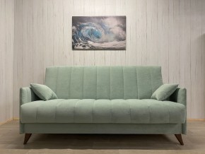 Диван Престиж-3 (НПБ) велюр Sensey mist green в Нефтекамске - neftekamsk.mebel24.online | фото