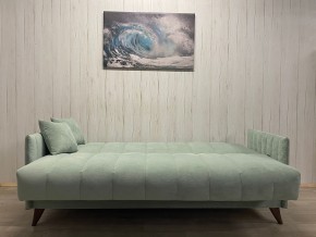 Диван Престиж-3 (НПБ) велюр Sensey mist green в Нефтекамске - neftekamsk.mebel24.online | фото 3