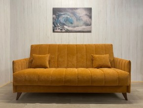 Диван Престиж-3 (НПБ) велюр Sensey terracotta в Нефтекамске - neftekamsk.mebel24.online | фото 2