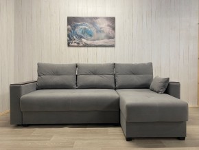 Диван угловой Комфорт-3 (НПБ+МДФ) велюр Galaxy Lite 26 в Нефтекамске - neftekamsk.mebel24.online | фото