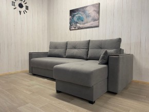 Диван угловой Комфорт-3 (НПБ+МДФ) велюр Galaxy Lite 26 в Нефтекамске - neftekamsk.mebel24.online | фото 2