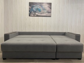 Диван угловой Комфорт-3 (НПБ+МДФ) велюр Galaxy Lite 26 в Нефтекамске - neftekamsk.mebel24.online | фото 4