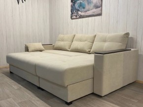 Диван угловой Комфорт-3 (НПБ+МДФ) велюр Luma 01 в Нефтекамске - neftekamsk.mebel24.online | фото 4