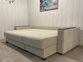 Диван угловой Комфорт-3 (НПБ+МДФ) велюр Luma 01 в Нефтекамске - neftekamsk.mebel24.online | фото 5