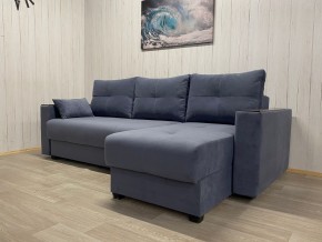 Диван угловой Комфорт-3 (НПБ+МДФ) велюр Monaco 13 в Нефтекамске - neftekamsk.mebel24.online | фото 2
