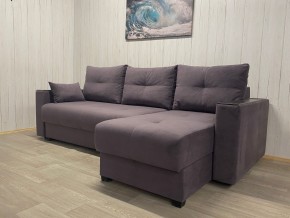 Диван угловой Комфорт-3 (НПБ+МДФ) велюр Monaco 8 в Нефтекамске - neftekamsk.mebel24.online | фото