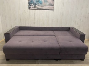 Диван угловой Комфорт-3 (НПБ+МДФ) велюр Monaco 8 в Нефтекамске - neftekamsk.mebel24.online | фото 4