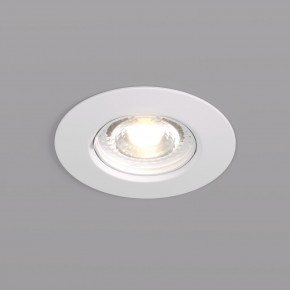 DK3028-WH Встраиваемый светильник, IP 20, 10 Вт, GU5.3, LED, белый, пластик в Нефтекамске - neftekamsk.mebel24.online | фото 1
