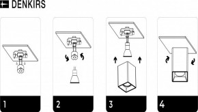 DK3030-WH Светильник накладной IP 20, 10 Вт, GU5.3, LED, белый, пластик в Нефтекамске - neftekamsk.mebel24.online | фото 8