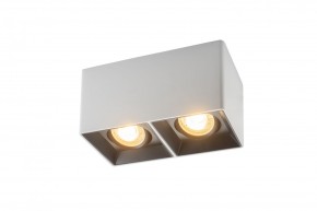 DK3035-WB Светильник накладной IP 20, 10 Вт, GU5.3, LED, белый/черный, пластик в Нефтекамске - neftekamsk.mebel24.online | фото 1