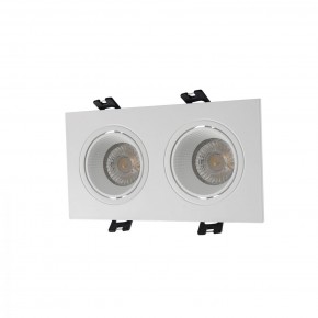 DK3072-WH Встраиваемый светильник, IP 20, 10 Вт, GU5.3, LED, белый/белый, пластик в Нефтекамске - neftekamsk.mebel24.online | фото 1