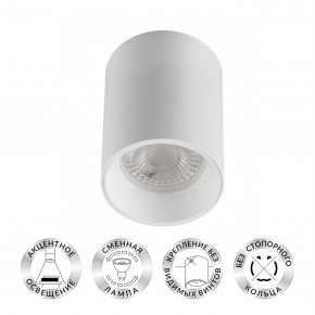 DK3110-WH Светильник накладной IP 20, 10 Вт, GU5.3, LED, белый, пластик в Нефтекамске - neftekamsk.mebel24.online | фото 1