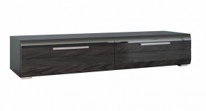 ДОМИНО Тумба ТВ 1800 (черный/черный глянец) в Нефтекамске - neftekamsk.mebel24.online | фото