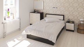 Фиеста Кровать 1200, цвет венге/дуб лоредо, ШхГхВ 123,5х203,5х80 см., сп.м. 1200х2000 мм., без матраса, основание есть в Нефтекамске - neftekamsk.mebel24.online | фото 5