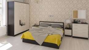 Фиеста Кровать 1800, цвет венге/дуб лоредо, ШхГхВ 183,5х203,5х80 см., сп.м. 1800х2000 мм., без матраса, основание есть в Нефтекамске - neftekamsk.mebel24.online | фото 5