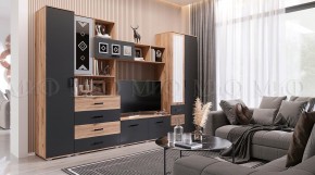 БЕЛЛА Гостиная (модульная) графит в Нефтекамске - neftekamsk.mebel24.online | фото 1