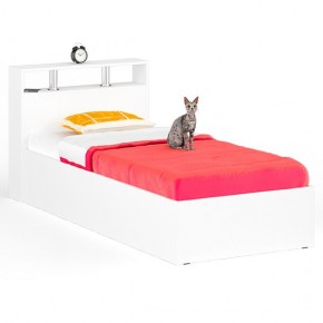 Камелия Кровать 0900, цвет белый, ШхГхВ 93,5х217х78,2 см., сп.м. 900х2000 мм., без матраса, основание есть в Нефтекамске - neftekamsk.mebel24.online | фото 1