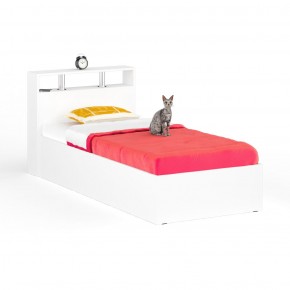 Камелия Кровать 0900, цвет белый, ШхГхВ 93,5х217х78,2 см., сп.м. 900х2000 мм., без матраса, основание есть в Нефтекамске - neftekamsk.mebel24.online | фото 2