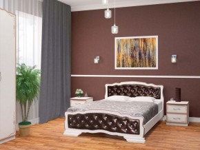 КАРИНА-10 Кровать из массива 1400 в Нефтекамске - neftekamsk.mebel24.online | фото 1