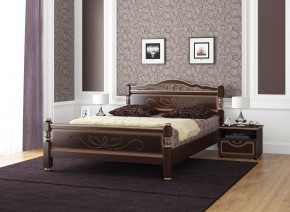 КАРИНА-5 Кровать из массива 1600 в Нефтекамске - neftekamsk.mebel24.online | фото 1