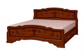 КАРИНА-6 Кровать из массива 900 с 2-мя ящиками в Нефтекамске - neftekamsk.mebel24.online | фото 4