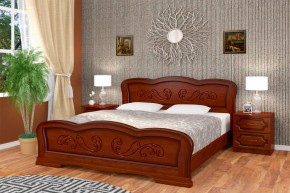 КАРИНА-8 Кровать из массива (Орех) в Нефтекамске - neftekamsk.mebel24.online | фото