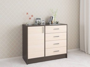 Комод Катрин-6 венге/дуб молочный в Нефтекамске - neftekamsk.mebel24.online | фото